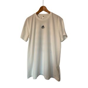 Men’s Adidas White Climalite Graphic Tee Large